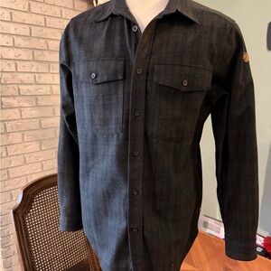 Fjällräven Övik Re-Wool Shirt Jacket Men’s Medium | Recycled Wool | Like New